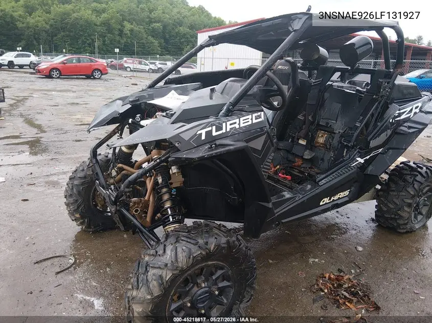 2020 Polaris Rzr Xp Turbo VIN: 3NSNAE926LF131927 Lot: 45218617