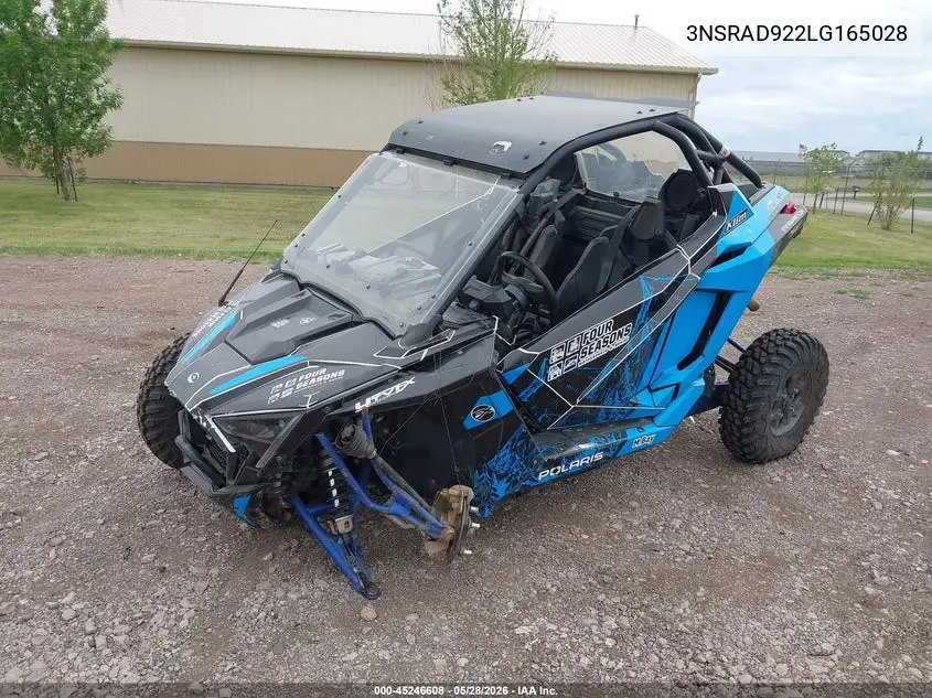 2020 Polaris Rzr Pro Xp Ultimate VIN: 3NSRAD922LG165028 Lot: 45246608