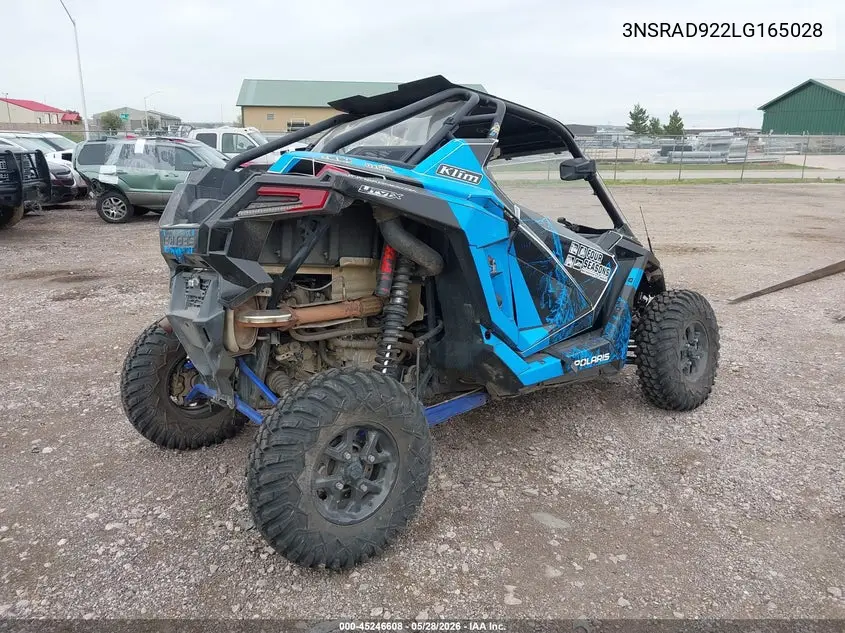 2020 Polaris Rzr Pro Xp Ultimate VIN: 3NSRAD922LG165028 Lot: 45246608