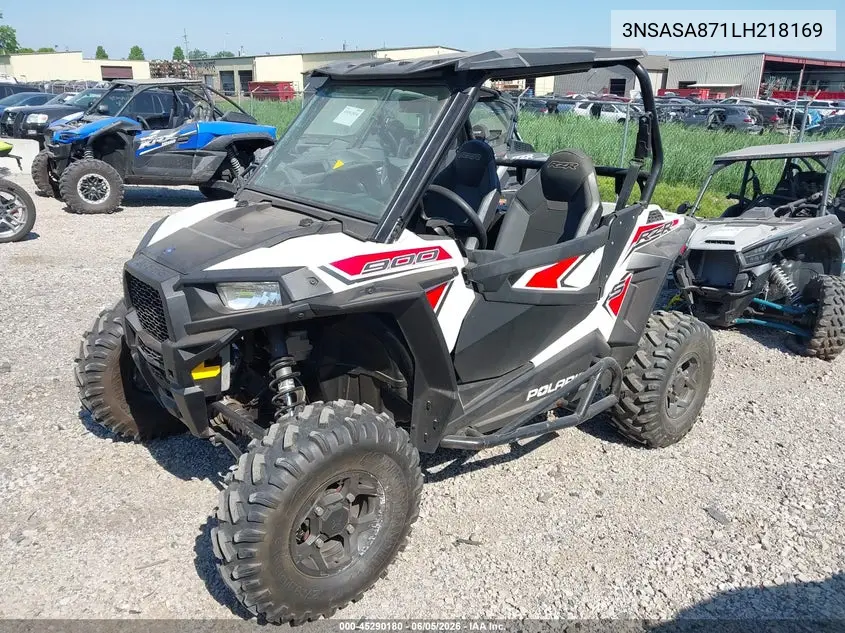 2020 Polaris Rzr S 900 VIN: 3NSASA871LH218169 Lot: 45290180