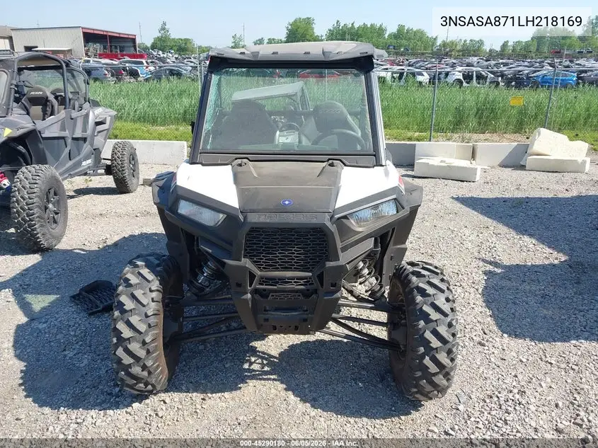 2020 Polaris Rzr S 900 VIN: 3NSASA871LH218169 Lot: 45290180