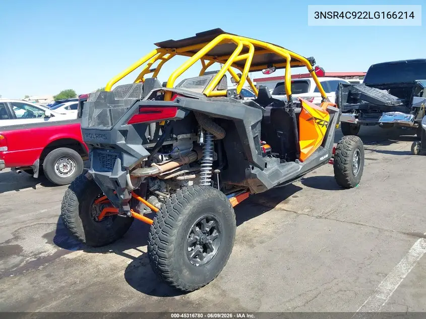 2020 Polaris Rzr Pro Xp 4 Premium VIN: 3NSR4C922LG166214 Lot: 45316780