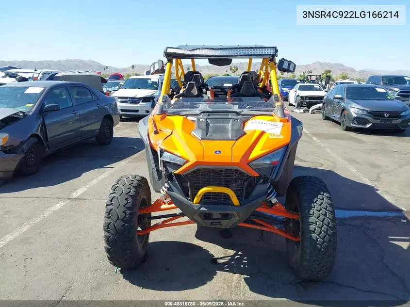2020 Polaris Rzr Pro Xp 4 Premium VIN: 3NSR4C922LG166214 Lot: 45316780
