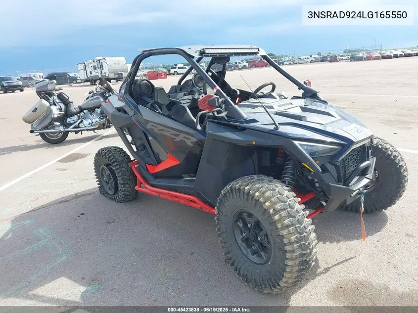 2020 Polaris Rzr Pro Xp Ultimate VIN: 3NSRAD924LG165550 Lot: 45423838