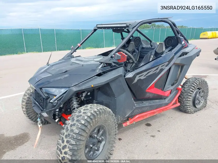2020 Polaris Rzr Pro Xp Ultimate VIN: 3NSRAD924LG165550 Lot: 45423838