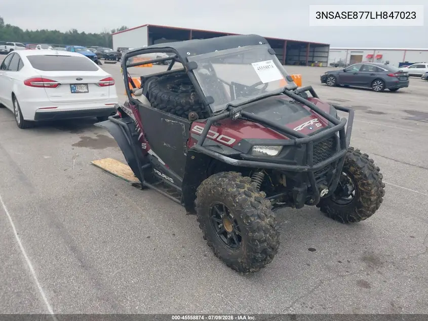 2020 Polaris Rzr S 900 Premium VIN: 3NSASE877LH847023 Lot: 45558874