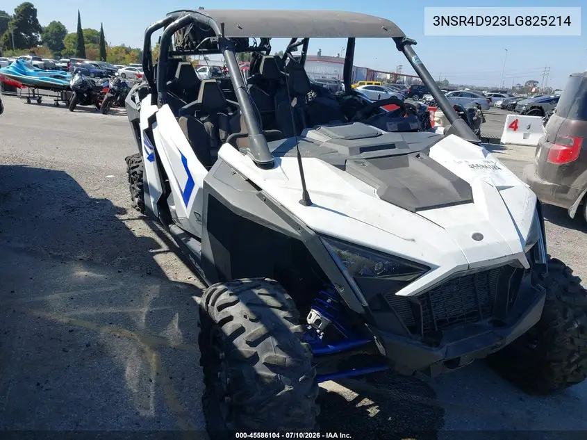 2020 Polaris Rzr Pro Xp 4 Ultimate VIN: 3NSR4D923LG825214 Lot: 45586104