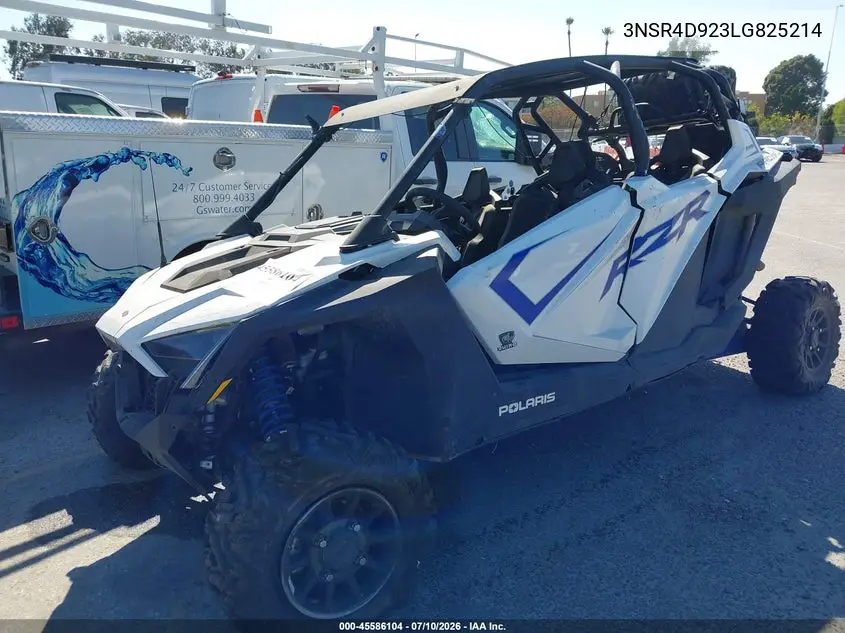 2020 Polaris Rzr Pro Xp 4 Ultimate VIN: 3NSR4D923LG825214 Lot: 45586104