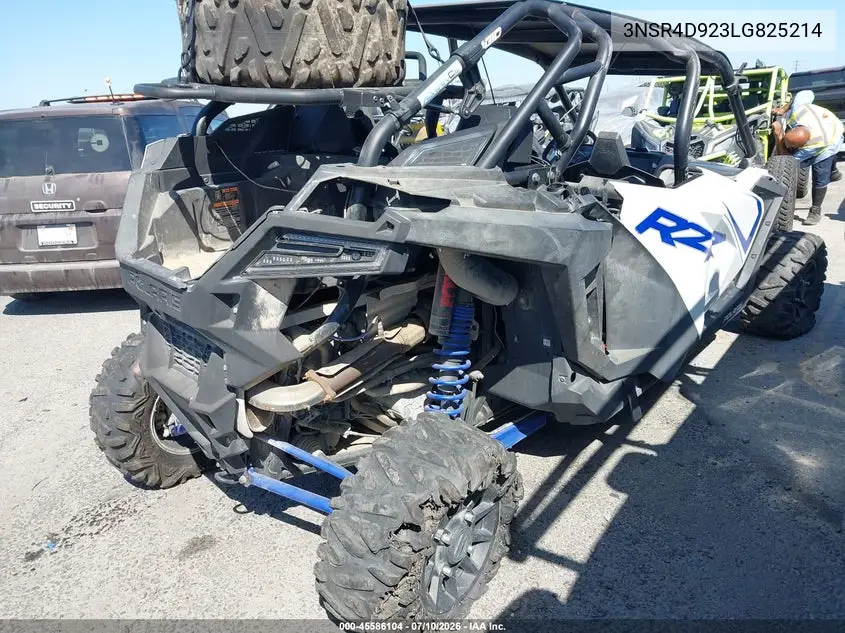 2020 Polaris Rzr Pro Xp 4 Ultimate VIN: 3NSR4D923LG825214 Lot: 45586104