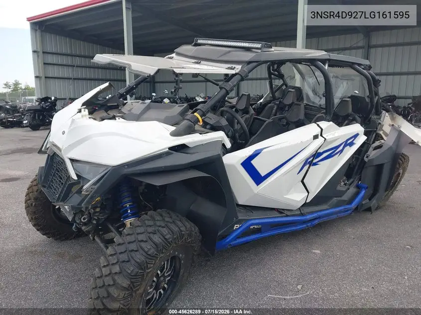 2020 Polaris Rzr Pro Xp 4 Ultimate VIN: 3NSR4D927LG161595 Lot: 45626289