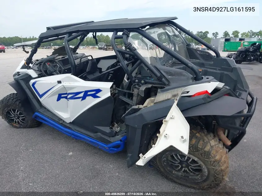 2020 Polaris Rzr Pro Xp 4 Ultimate VIN: 3NSR4D927LG161595 Lot: 45626289