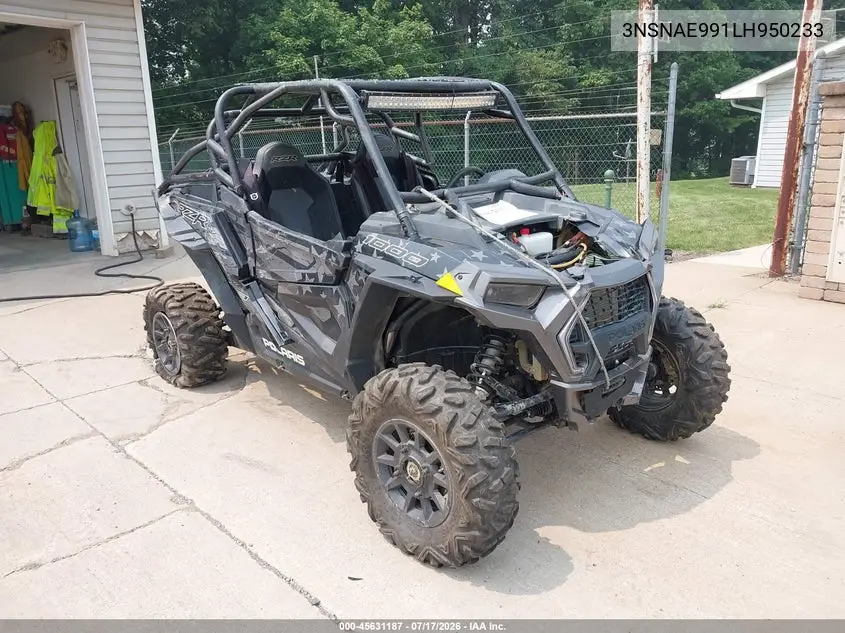 2020 Polaris Rzr Xp 1000 VIN: 3NSNAE991LH950233 Lot: 45631187