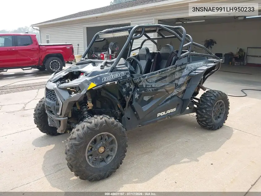 2020 Polaris Rzr Xp 1000 VIN: 3NSNAE991LH950233 Lot: 45631187