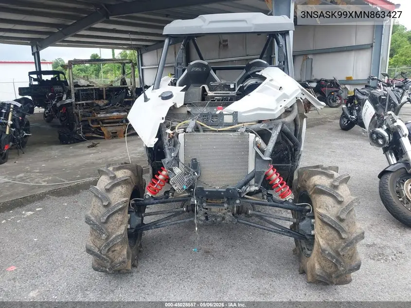 2021 Polaris Rzr Trail S 1000 Ultimate VIN: 3NSASK99XMN863427 Lot: 45028557