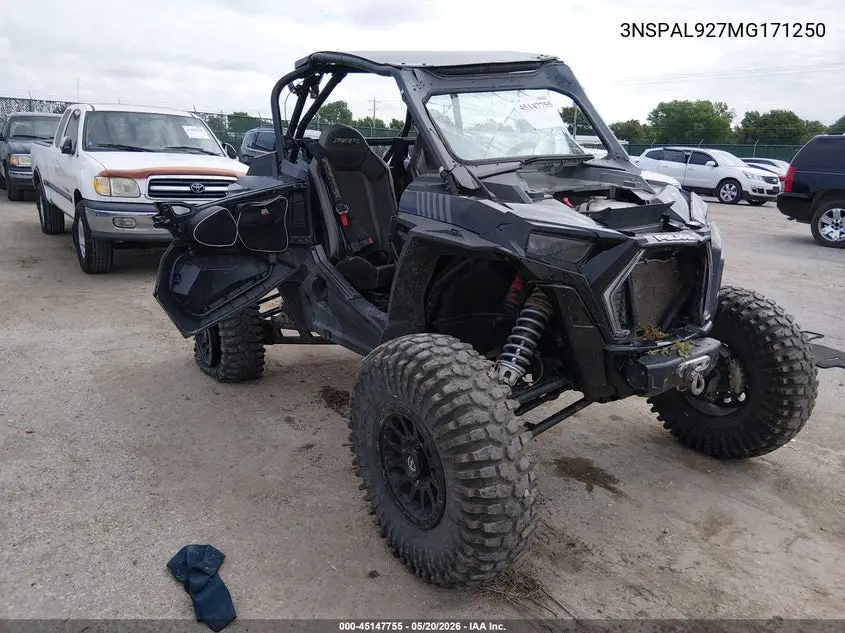 2021 Polaris Rzr Turbo S VIN: 3NSPAL927MG171250 Lot: 45147755