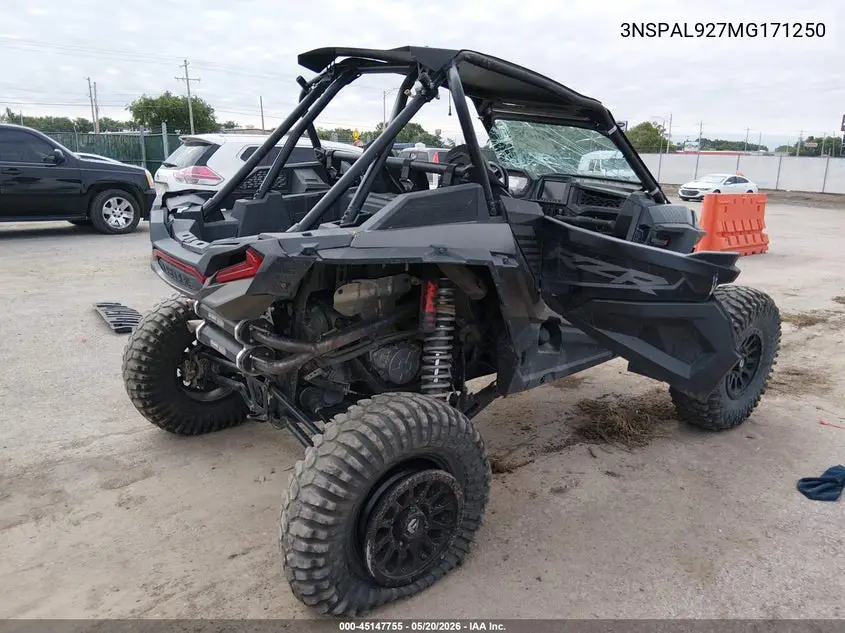 2021 Polaris Rzr Turbo S VIN: 3NSPAL927MG171250 Lot: 45147755