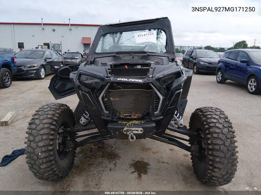 2021 Polaris Rzr Turbo S VIN: 3NSPAL927MG171250 Lot: 45147755