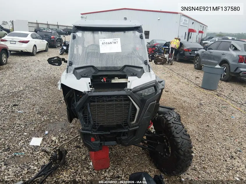 2021 Polaris Rzr Xp 4 Turbo VIN: 3NSN4E921MF137580 Lot: 45168707