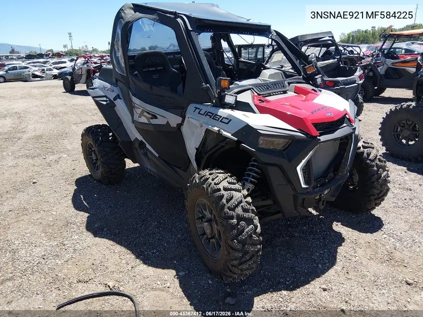 2021 Polaris Rzr Xp Turbo VIN: 3NSNAE921MF584225 Lot: 45367412