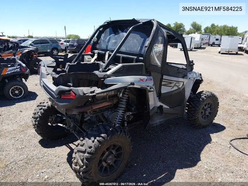 2021 Polaris Rzr Xp Turbo VIN: 3NSNAE921MF584225 Lot: 45367412