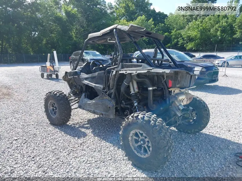 2021 Polaris Rzr Xp 1000 VIN: 3NSNAE999MF580792 Lot: 45370915