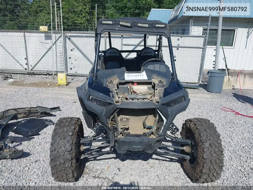 2021 Polaris Rzr Xp 1000 VIN: 3NSNAE999MF580792 Lot: 45370915