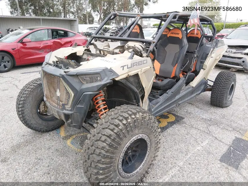 2021 Polaris Rzr Xp 4 Turbo VIN: 3NSN4E923MF586680 Lot: 45394316