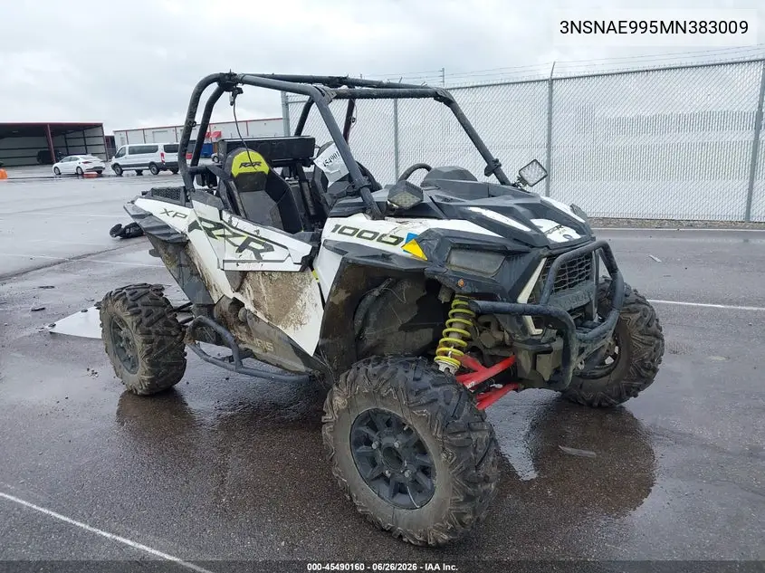 2021 Polaris Rzr Xp 1000 VIN: 3NSNAE995MN383009 Lot: 45490160