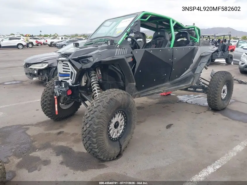 2021 Polaris Rzr Turbo S 4 VIN: 3NSP4L920MF582602 Lot: 45548781