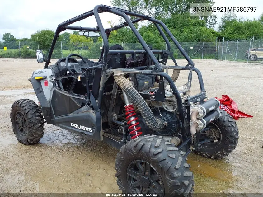 2021 Polaris Rzr Xp Turbo VIN: 3NSNAE921MF586797 Lot: 45564131