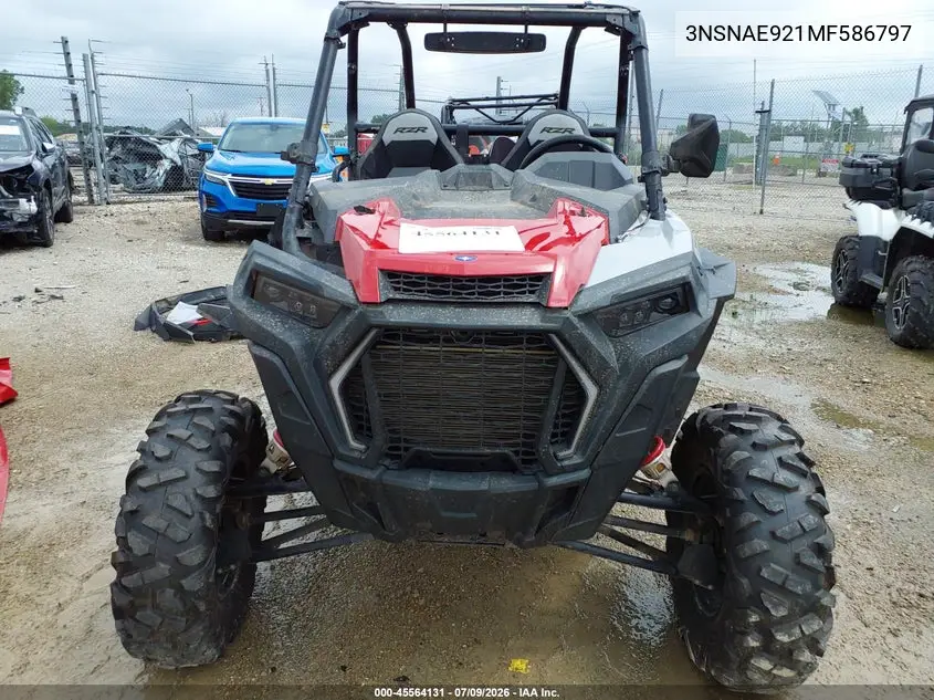 2021 Polaris Rzr Xp Turbo VIN: 3NSNAE921MF586797 Lot: 45564131