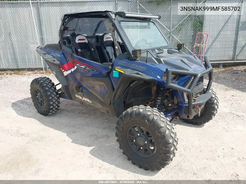 2021 Polaris Rzr Xp 1000 Premium VIN: 3NSNAK999MF585702 Lot: 45570501