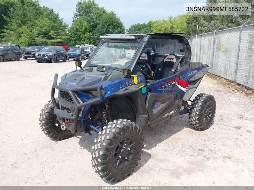 2021 Polaris Rzr Xp 1000 Premium VIN: 3NSNAK999MF585702 Lot: 45570501