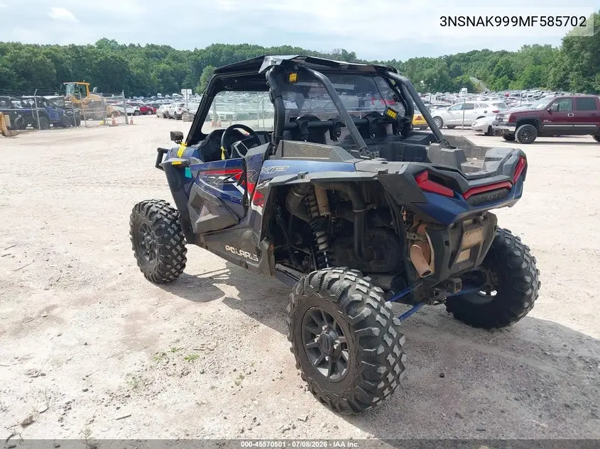 2021 Polaris Rzr Xp 1000 Premium VIN: 3NSNAK999MF585702 Lot: 45570501
