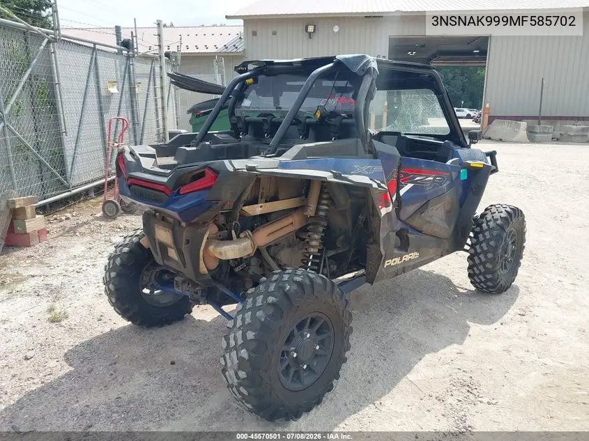 2021 Polaris Rzr Xp 1000 Premium VIN: 3NSNAK999MF585702 Lot: 45570501