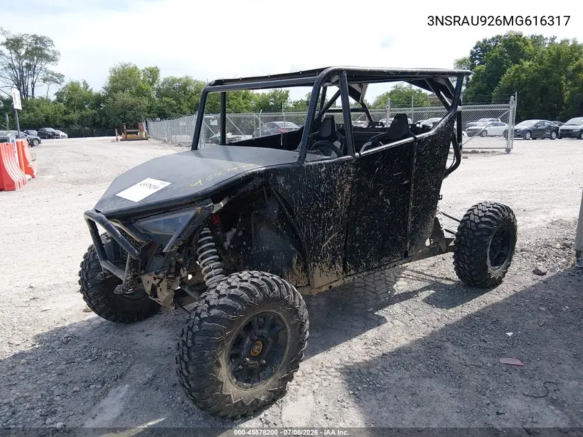 2021 Polaris Rzr Pro Xp Ultimate Rockford Fosgate Le VIN: 3NSRAU926MG616317 Lot: 45578200