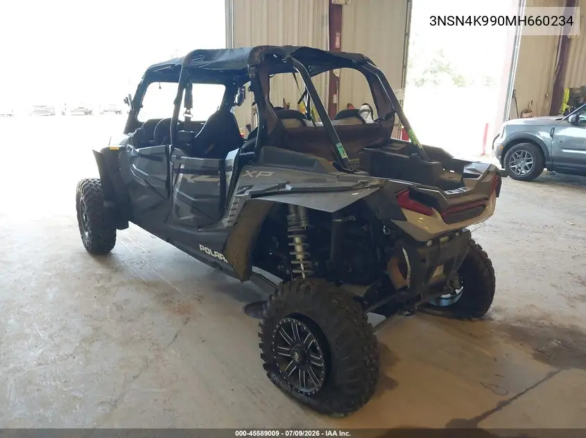 2021 Polaris Rzr Xp 4 1000 Premium VIN: 3NSN4K990MH660234 Lot: 45589009