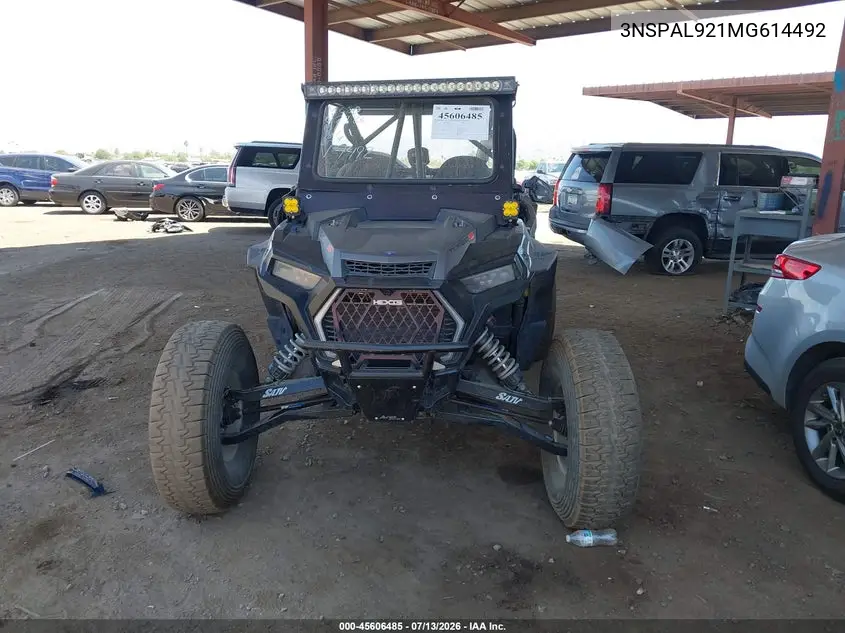 2021 Polaris Rzr Turbo S VIN: 3NSPAL921MG614492 Lot: 45606485