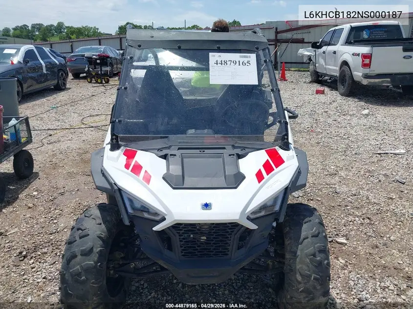 2022 Polaris Rzr 200 Efi VIN: L6KHCB182NS000187 Lot: 44879165