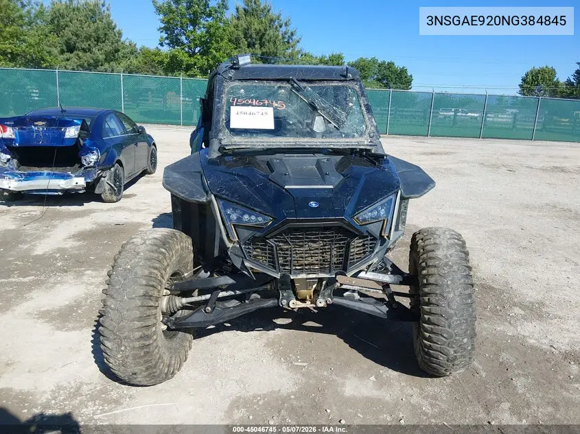 2022 Polaris Rzr Turbo R Sport VIN: 3NSGAE920NG384845 Lot: 45046745