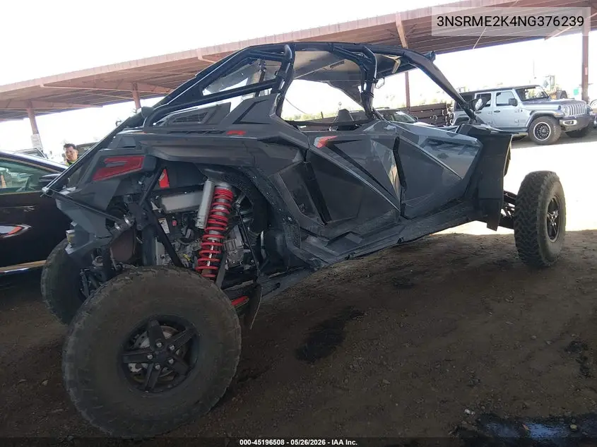 2022 Polaris Rzr Pro R 4 Sport VIN: 3NSRME2K4NG376239 Lot: 45196508