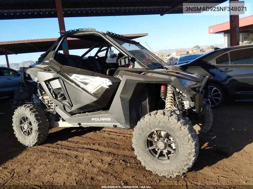 2022 Polaris Rzr Pro Xp Ultimate VIN: 3NSMAD925NF348071 Lot: 45281475