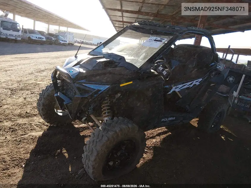 2022 Polaris Rzr Pro Xp Ultimate VIN: 3NSMAD925NF348071 Lot: 45281475