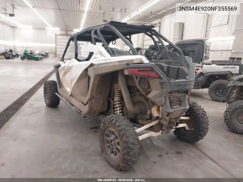 2022 Polaris Rzr Pro Xp 4 Sport VIN: 3NSM4E920NF355569 Lot: 45299143
