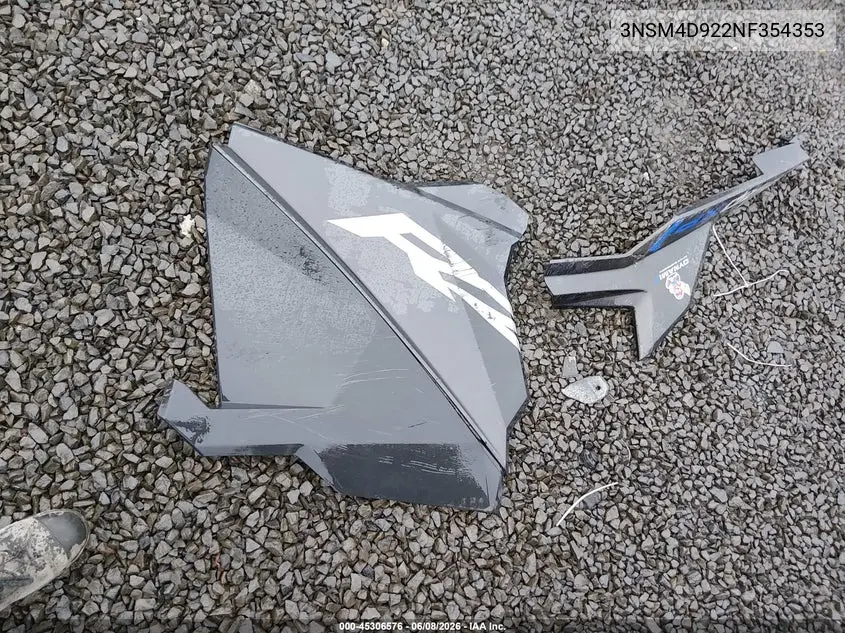 2022 Polaris Rzr VIN: 3NSM4D922NF354353 Lot: 45306576