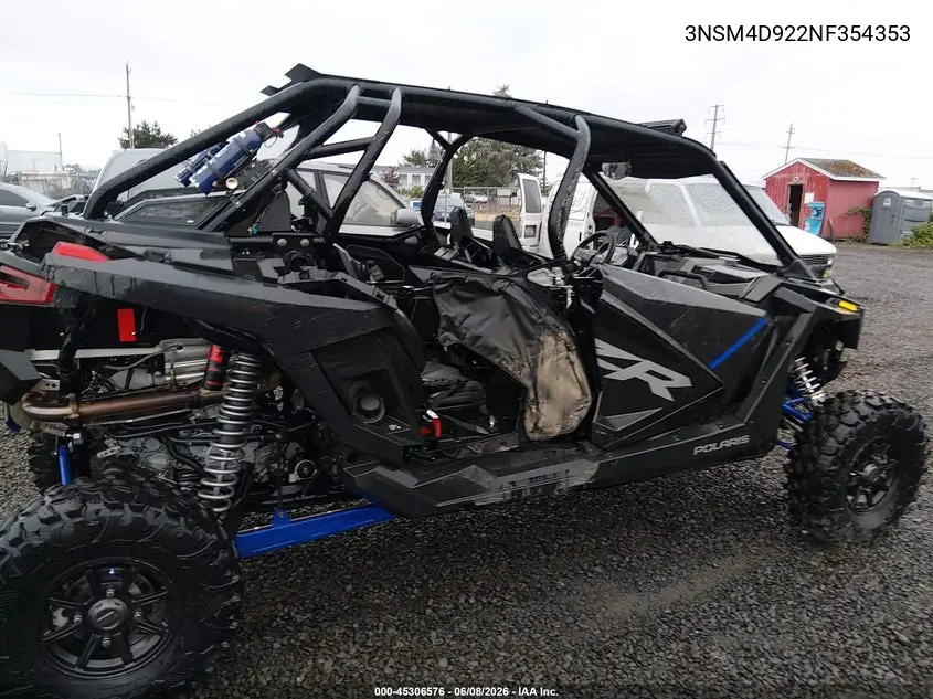 2022 Polaris Rzr VIN: 3NSM4D922NF354353 Lot: 45306576