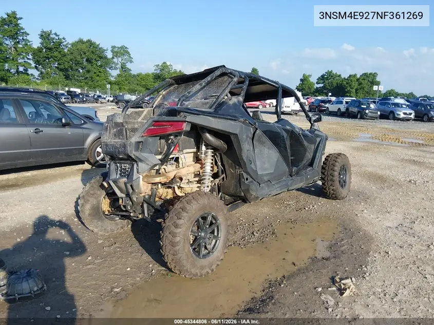 2022 Polaris Rzr Pro Xp 4 Sport VIN: 3NSM4E927NF361269 Lot: 45344806