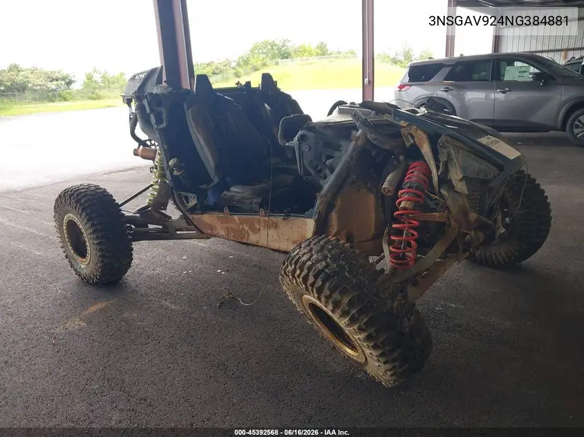 2022 Polaris Rzr Turbo R Premium VIN: 3NSGAV924NG384881 Lot: 45392568