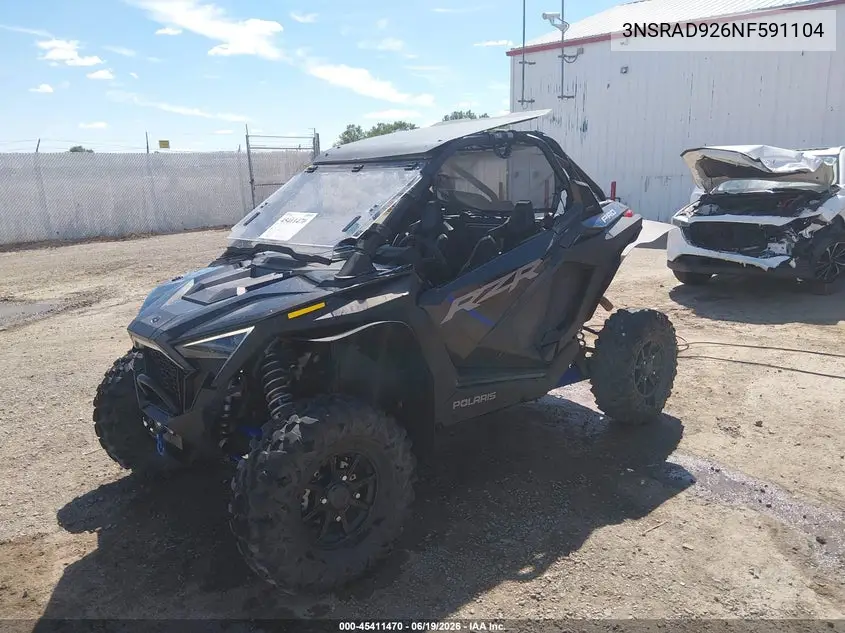2022 Polaris Rzr Pro Xp Ultimate VIN: 3NSRAD926NF591104 Lot: 45411470