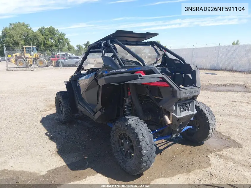 2022 Polaris Rzr Pro Xp Ultimate VIN: 3NSRAD926NF591104 Lot: 45411470